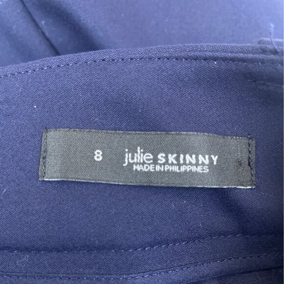 Loft Womens Navy Straight-Leg Dress Pants Size 8 - New - Picture 7 of 11